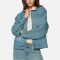 House of Sunny Wu Denim Boxy Jacket - M