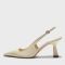 Aeyde Women's Fernanda Leather Slingback Heels - UK 6