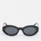 Saint Laurent Monogram Acetate Oval Sunglasses