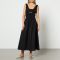 Toit Volant Bella Shirred Cotton Midi Dress - M/L