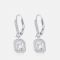 Carat London Moxie Borderset Sterling Silver Drop Earrings
