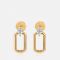 Carat London Tori Gold-Plated Sterling Silver Hoop Earrings