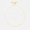 Coach Gold-Plated Cubic Zirconia Slider Bracelet