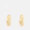 Coach Gold-Plated Chubby Gold-Plated Huggie Earrings