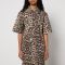Baum Und Pferdgarten Majsa Leopard-Print Denim Jacket - EU 42/UK 14