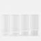 Ferm Living Ripple Long Drink Glasses - Set of 4 - Frosted