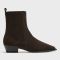Aeyde Women's Belinda Suede Western Boots - UK 3