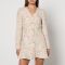 Self-Portrait Bouclé V-Neck Mini Dress - UK 12