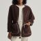 Varley Angelina Sherpa Faux Fur Coat
