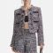 Self-Portrait Fringed Bouclé Blazer Jacket - UK 8