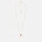 Astrid & Miyu Initial Bold 18K Gold-Plated Necklace