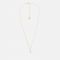 Astrid & Miyu Initial Pavé 18K Gold-Plated Necklace