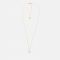 Astrid & Miyu Initial Pavé 18K Gold-Plated Necklace