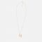 Astrid & Miyu Initial Pavé 18K Gold-Plated Necklace