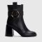 See By Chloé Women's Leather Heeled Boots - 5