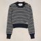 AMI Sailor Jacquard Knit Wool Jumper - S
