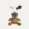 Vivienne Westwood Teddy Bear Tartan Gold-Tone Keyring