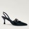 ALOHAS Women's Joelle Patent Leather Heeled Courts - UK 4