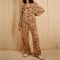 it's 9pm Frenchie Cheetah-Print Pyjama Set - 12