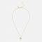 Coach Signature C Pavé Gold-Toned Heart Pendant Necklace
