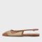 Aeyde Women's Geraldine Mesh/Leather Mary Jane Flats - UK 6