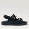 ALOHAS Maui Leather Double-Strap Sandals - UK 5