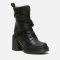 Dr. Martens Women's Chesney Tech 8-Eye Heeled Leather Boots - UK 3