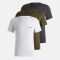 BOSS Bodywear 3 Pack Classic Lounge Cotton-Jersey T-Shirts - S