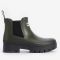 Barbour Halton Rubber Chelsea Wellies - UK 8 - Olive/Black