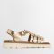 Barbour Women's Otterburn Leather Fisherman Sandals - UK 6 - Gold