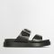 Barbour Adele Leather Sandals - UK 5 - Black