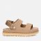 UGG Women's Goldenstar Glide Suede Double Strap Sandals - UK 8