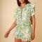 It's 9pm Cindy Paisley-Print Woven Co-ord - 4/UK 16