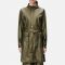 Rains Curve Matte Shell Long Jacket - S