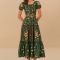 Farm Rio Pineapple Garden Cotton Maxi Dress - XL