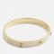 Coach Tearose Gold-Tone Hinged Bangle