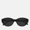 Saint Laurent Monogram Oval Acetate Sunglasses