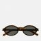 Saint Laurent Jeanne Oval-Frame Acetate Sunglasses