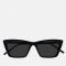 Saint Laurent Mica Thin Cat Eye Acetate Sunglasses