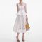 Self-Portrait Broderie Tiered Poplin Midi Dress - UK 12