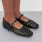 Miista Women's Yeida Patent Leather Ballet Flats - UK 6