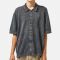 Corridor Acid Wash Pima Cotton Pointelle-Knit Shirt - M