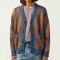 Corridor Black Hole Sun Intarsia-Knit Cotton Cardigan - L