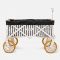 Business & Pleasure Folding Beach Cart - Monaco Black Stripe