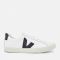 Veja Women's Esplar Leather Trainers - Extra White/Black - UK 4