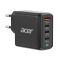 Acer 100W GaN PD Laturi, USB-portit: 3C+1A, EU-pistoke