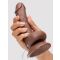 Lifelike Lover Classic Realistic Dildo Vibrator, Brown - 17.8 cm - Amorana