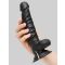 Lifelike Lover Classic Realistic Dildo Vibrato, Black - 20.3 cm - Amorana