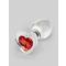 Lovehoney Sensual Glass Jewelled Heart Butt Plug - Amorana