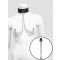 DOMINIX Deluxe Leather Collar with Nipple Clamps - Amorana